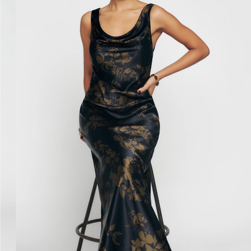 Reformation Annabelle Silk Dress